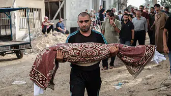 Katil İsrail'in Gazze'ye yönelik saldırılarında aralarında kadın ve çocukların da bulunduğu 39 Filistinli hayatını kaybetti