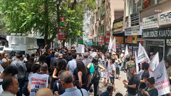 Özel sektör öğretmenleri Ankara'da gözaltına alındı
