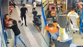 Bursa’da kasiyer ve müşteri birbirine girdi: Kasiyerin burnu kırıldı!