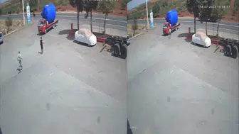 Şanlıurfa'da el freni çekilmeyen araç faciaya yol açıyordu! Pompacı durumu böyle kurtardı