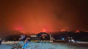 Karabük-Ankara kara yolu çift yönlü olarak ulaşıma kapandı