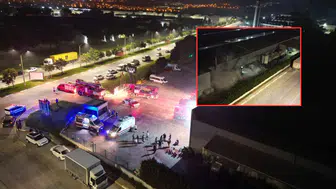 Bursa'da tekstil fabrikasında korkutan yangın! 1 işçi dumandan etkilendi
