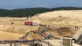 Çatalca kum ocağındaki göçükten acı haber