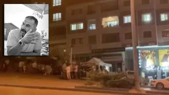 Aidat için apartman yöneticisini bıçakladı, balkonda sigara içti!