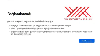 YÖK Atlas sitesi çöktü mü, neden açılmıyor?