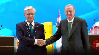 Cumhurbaşkanı Erdoğan'dan, Kazakistan Cumhurbaşkanı Tokayev'e devlet nişanı