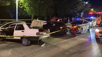 Elazığ'da 5 araçlı zincirleme kaza