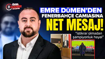 Emre Dümen'den Fenerbahçe camiasına net mesaj
