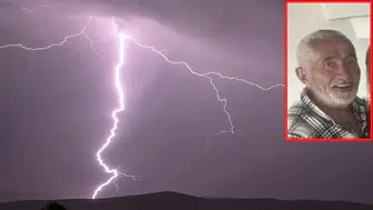 Çorlu'da yıldırım düştü: 1 ölü!