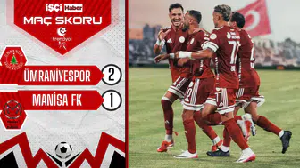 Ümraniyespor, Manisa FK karşısında 2-1 galip geldi!