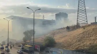 Esenyurt'ta otluk alanda korkutan yangın
