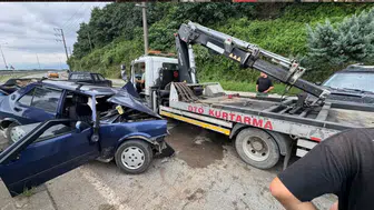 Rize'de korkutan kaza: 2'si çocuk 6 kişi yaralandı!