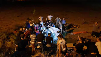 Osmaniye'de devrilen otomobilin sürücüsü öldü