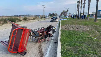 Ceyhan’da otomobille çarpışan üç tekerlekli motosikletin sürücüsü öldü