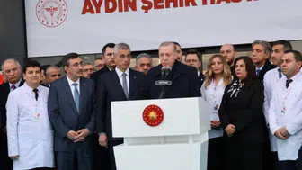 Cumhurbaşkanı Erdoğan, Aydın Şehir Hastanesi açılışında konuştu