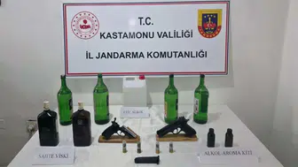 Kastamonu'da sahte içki operasyonu: 4 kişi gözaltına alındı