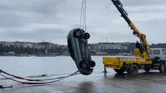 Şile'de bir otomobil denize uçtu: Sürücü yaralandı!