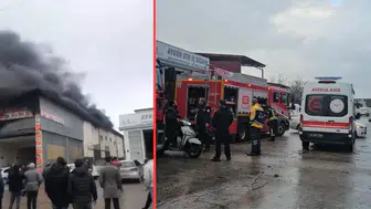 Elazığ Sanayi Sitesi'nde yangın çıktı