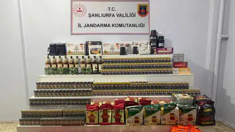 Şanlıurfa'da kaçakçılık operasyonu : 9 bin 170 paket sigara ele geçirildi