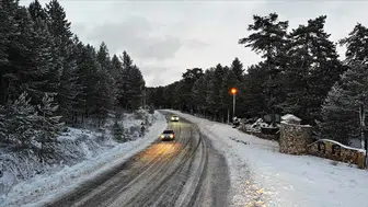 Muğla'nın yüksek kesimlerine kar yağdı!