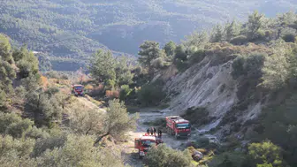 Antalya'da orman yangını sonucu 2 hektarlık alan zarar gördü!