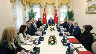 Cumhurbaşkanı Erdoğan, Balkan Barış Platformu üyelerini kabul etti