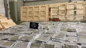 Sınırda 5,5 milyon euroluk dev operasyon: Kontrplakların arasından 700 kilo esrar çıktı