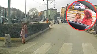 Eskişehir'de soğukta dilencilik yapan 2 küçük kızın hali yürekleri parçaladı