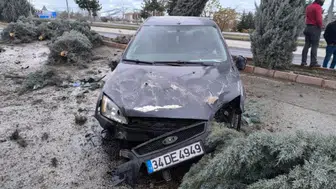 Elazığ'da trafik kazası : 1 kişi yaralandı