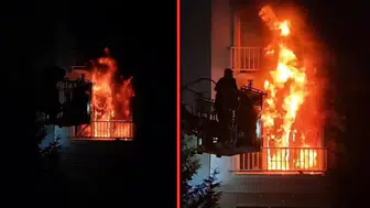 Bursa İnegöl'de ev yangını: 3 kişi dumandan etkilendi