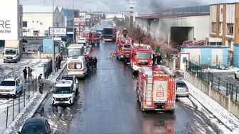 Kayseri OSB'de korkutan yangın kontrol altına alındı