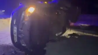 Kars Sarıkamış’ta trafik kazası : 2 yaralı
