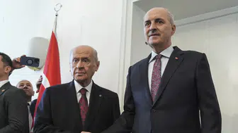 TBMM Başkanı Numan Kurtulmuş, MHP Genel Başkanı Bahçeli'yi ziyaret etti