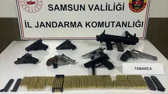 Samsun'da ruhsatsız silah operasyonu : 1 şüpheli tutuklandı