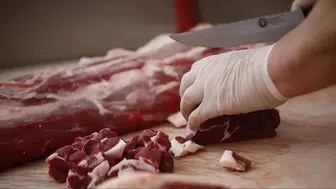 Diyarbakır'da kasap işletmelerine denetim : 377 bin 435 lira idari para cezası kesildi