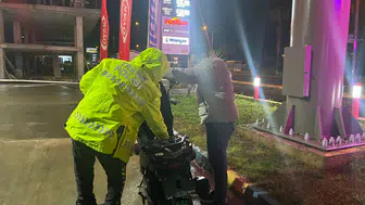 Antalya'da motosiklet devrildi : Sürücü alkollü çıktı