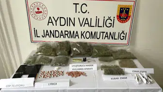 Aydın'da uyuşturucu operasyonu : 3 kilogram 830 gram madde ele geçirildi
