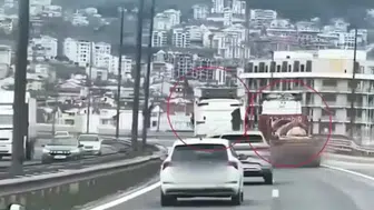 Bakan Yerlikaya duyurdu : Sol şeridi işgal eden sürücüye ceza uygulandı