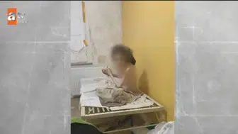 Gaziosmanpaşa'da şoke eden görüntüler : Evinde bir deri bir kemik bulundu!