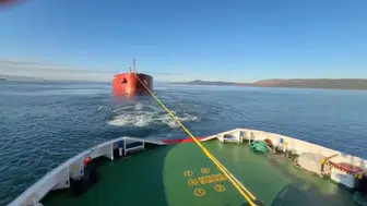 Çanakkale Boğazı'nda SANTA CRUZ'  isimli dökme yük gemisi arıza yaptı