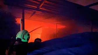 Hatay'da samanlıkta yangın çıktı