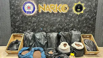 İstanbul’da kahveye emdirilmiş 374 kilo 600 gram uyuşturucu ele geçirildi