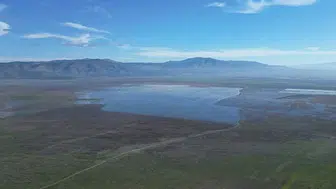 Manisa'daki Marmara Gölü 5 yıl sonra su tutmaya başladı