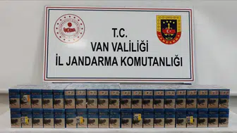 Van'da 720 paket kaçak sigara ele geçirildi