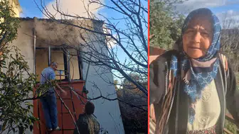 Antalya Serik'te ev yangını : 84 yaşındaki kadın hayatını kaybetti