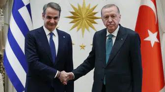 Erdoğan, Yunanistan Başbakanı Miçotakis ile bir araya geldi