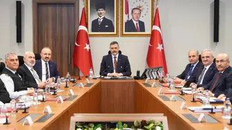 İçişleri Bakanı Mustafa Çiftçi, birim amirleriyle görüştü