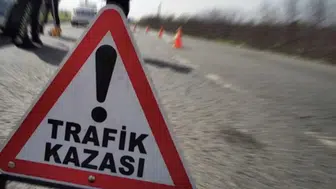 Bursa'da kaza : Motosiklet savrulup yere düştü