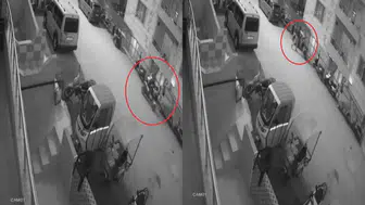 Hatay'da iftar saatinde motosiklet çalan şahıs kamerada!