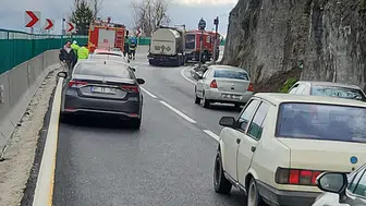 Bolu Dağı’nda tanker yangını : D-100 karayolu Ankara yönü trafiğe kapandı